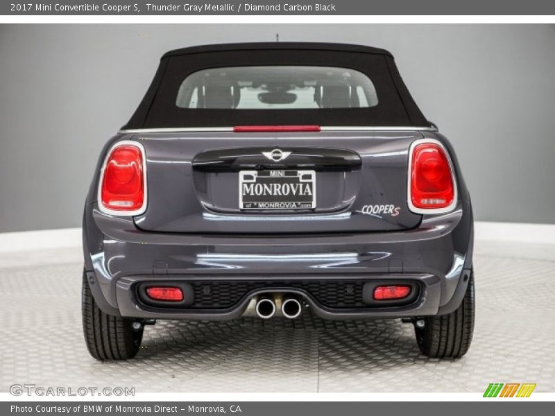Thunder Gray Metallic / Diamond Carbon Black 2017 Mini Convertible Cooper S