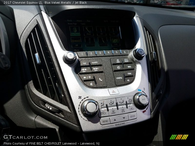 Blue Velvet Metallic / Jet Black 2017 Chevrolet Equinox LS