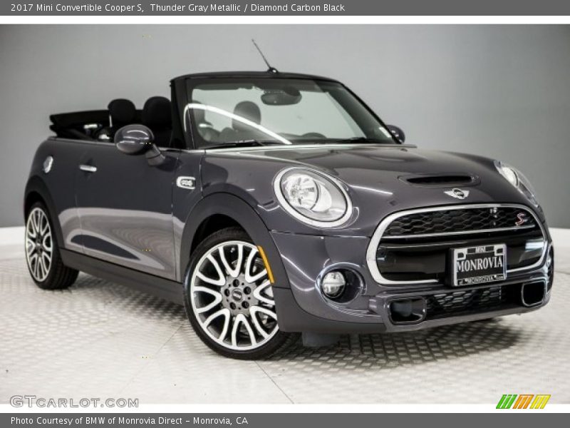 Thunder Gray Metallic / Diamond Carbon Black 2017 Mini Convertible Cooper S
