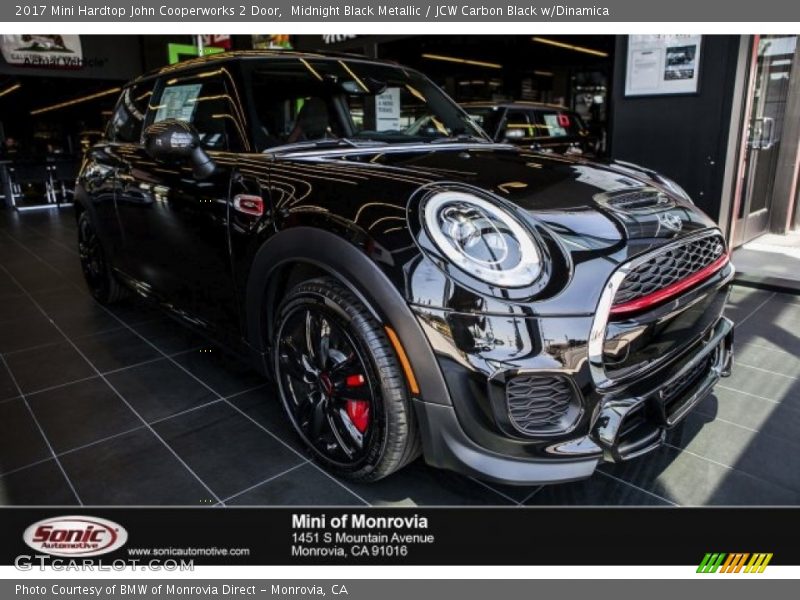 Midnight Black Metallic / JCW Carbon Black w/Dinamica 2017 Mini Hardtop John Cooperworks 2 Door
