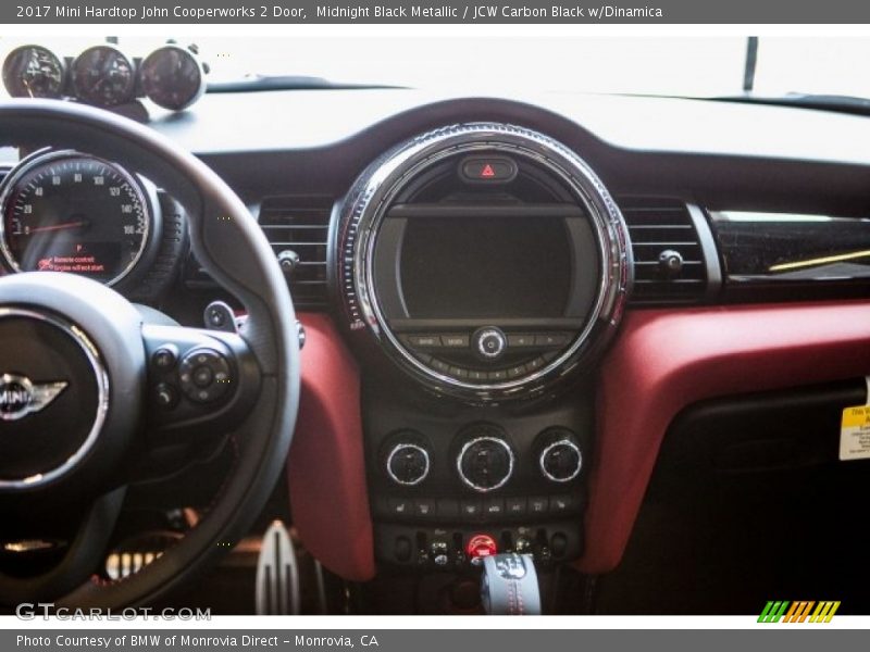 Midnight Black Metallic / JCW Carbon Black w/Dinamica 2017 Mini Hardtop John Cooperworks 2 Door