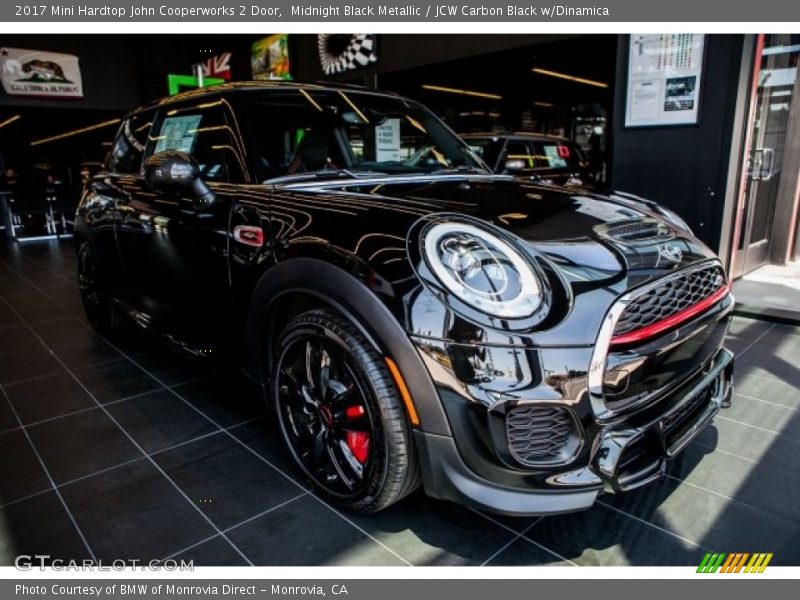 Midnight Black Metallic / JCW Carbon Black w/Dinamica 2017 Mini Hardtop John Cooperworks 2 Door