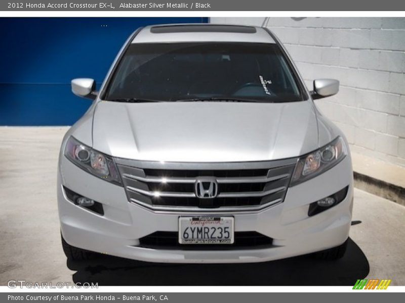 Alabaster Silver Metallic / Black 2012 Honda Accord Crosstour EX-L