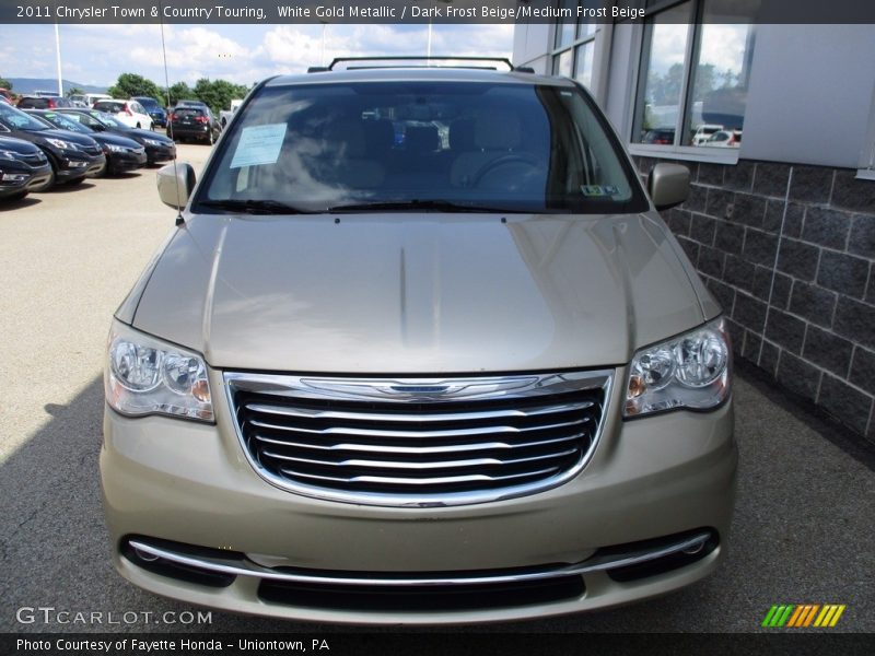 White Gold Metallic / Dark Frost Beige/Medium Frost Beige 2011 Chrysler Town & Country Touring