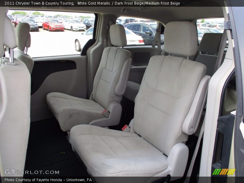 White Gold Metallic / Dark Frost Beige/Medium Frost Beige 2011 Chrysler Town & Country Touring