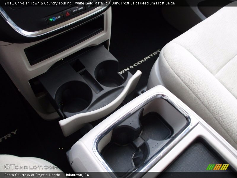 White Gold Metallic / Dark Frost Beige/Medium Frost Beige 2011 Chrysler Town & Country Touring