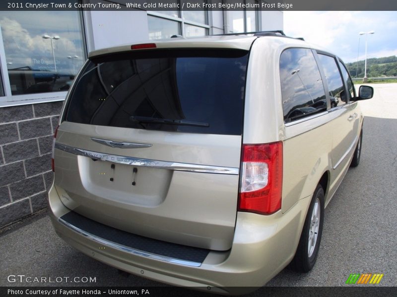 White Gold Metallic / Dark Frost Beige/Medium Frost Beige 2011 Chrysler Town & Country Touring