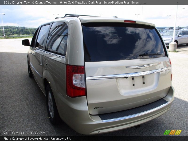 White Gold Metallic / Dark Frost Beige/Medium Frost Beige 2011 Chrysler Town & Country Touring