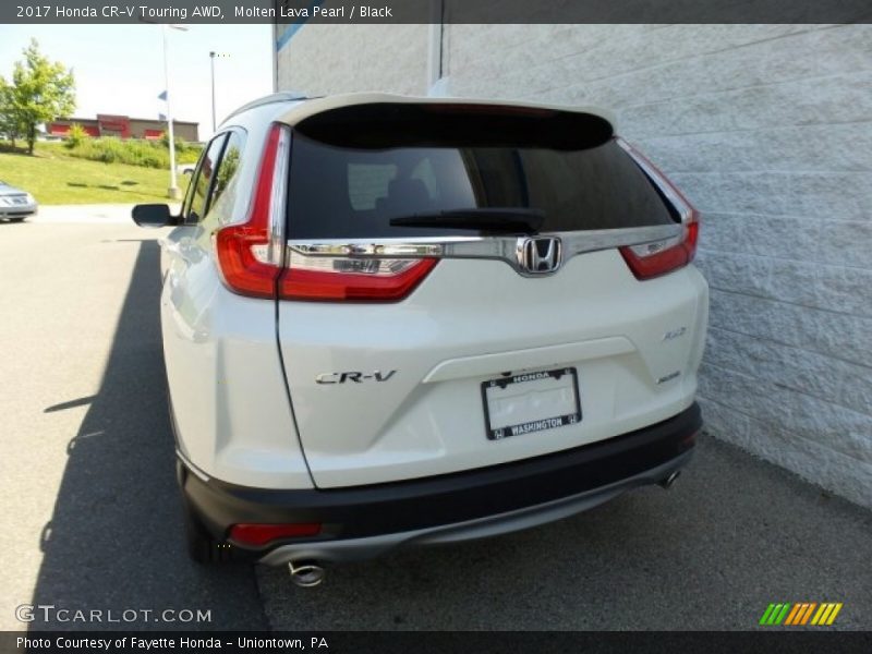 Molten Lava Pearl / Black 2017 Honda CR-V Touring AWD