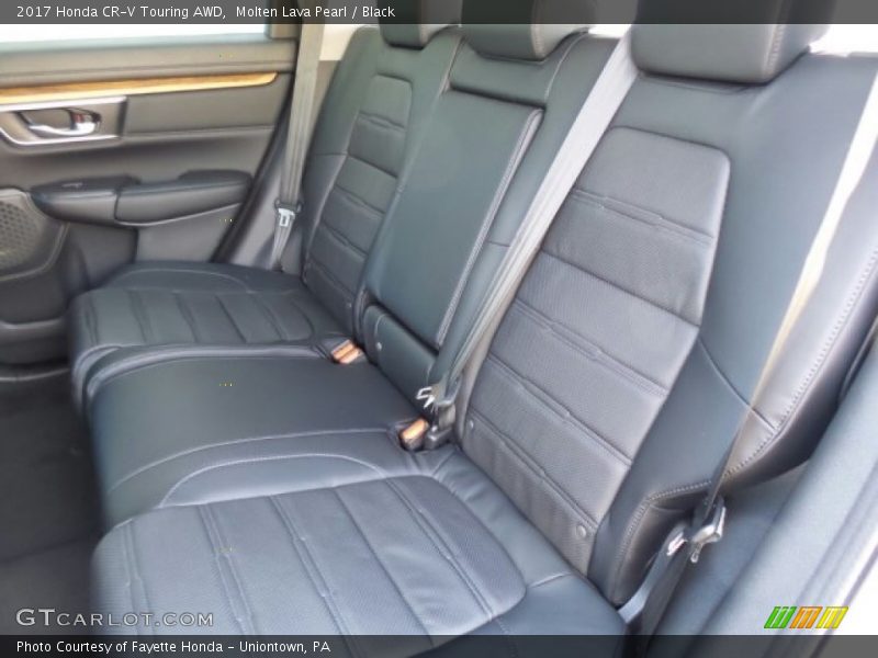 Molten Lava Pearl / Black 2017 Honda CR-V Touring AWD