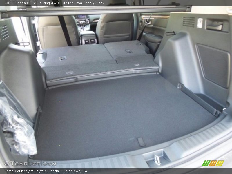 Molten Lava Pearl / Black 2017 Honda CR-V Touring AWD