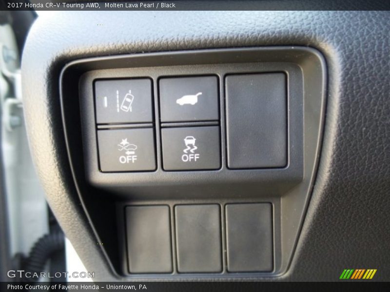 Molten Lava Pearl / Black 2017 Honda CR-V Touring AWD