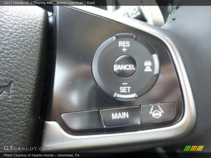 Molten Lava Pearl / Black 2017 Honda CR-V Touring AWD