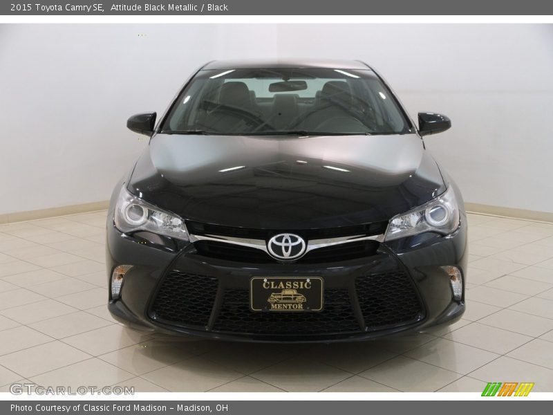 Attitude Black Metallic / Black 2015 Toyota Camry SE
