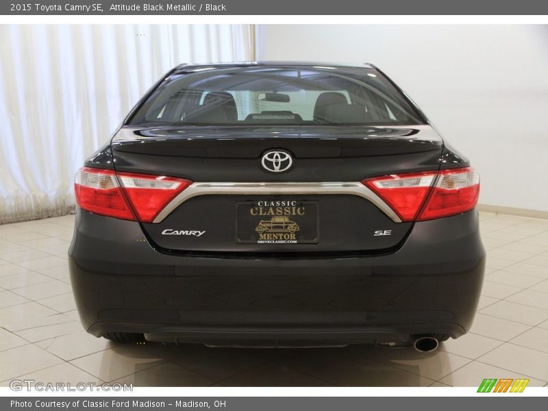 Attitude Black Metallic / Black 2015 Toyota Camry SE