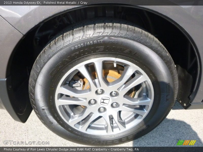 Polished Metal Metallic / Gray 2013 Honda Odyssey EX