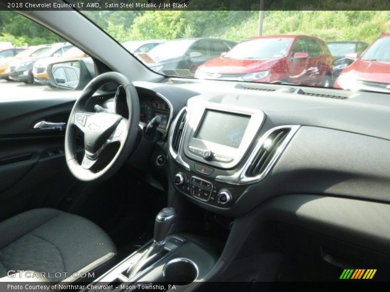 Satin Steel Metallic / Jet Black 2018 Chevrolet Equinox LT AWD