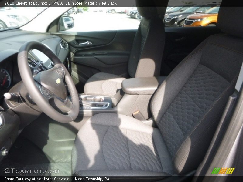 Satin Steel Metallic / Jet Black 2018 Chevrolet Equinox LT AWD