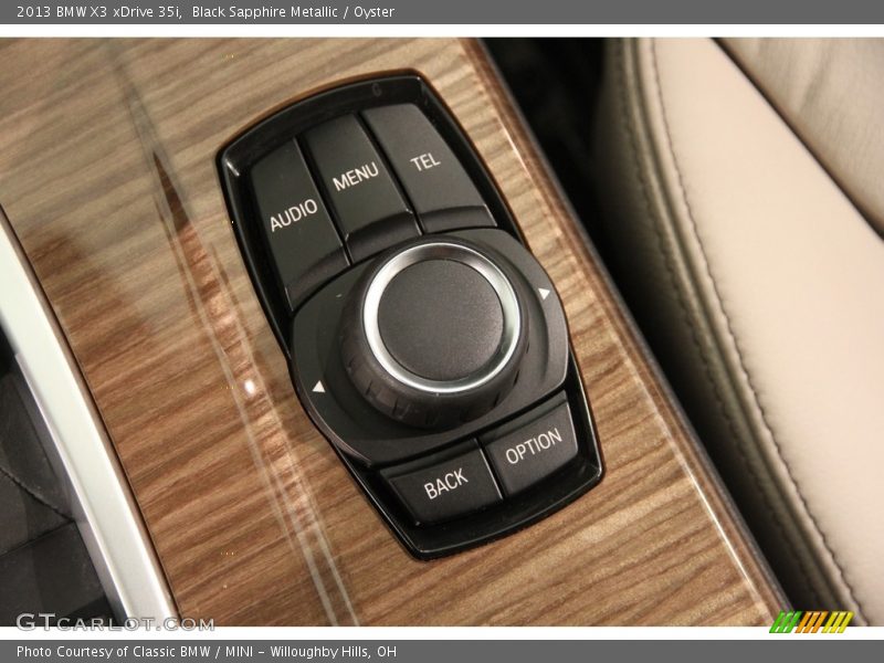 Black Sapphire Metallic / Oyster 2013 BMW X3 xDrive 35i