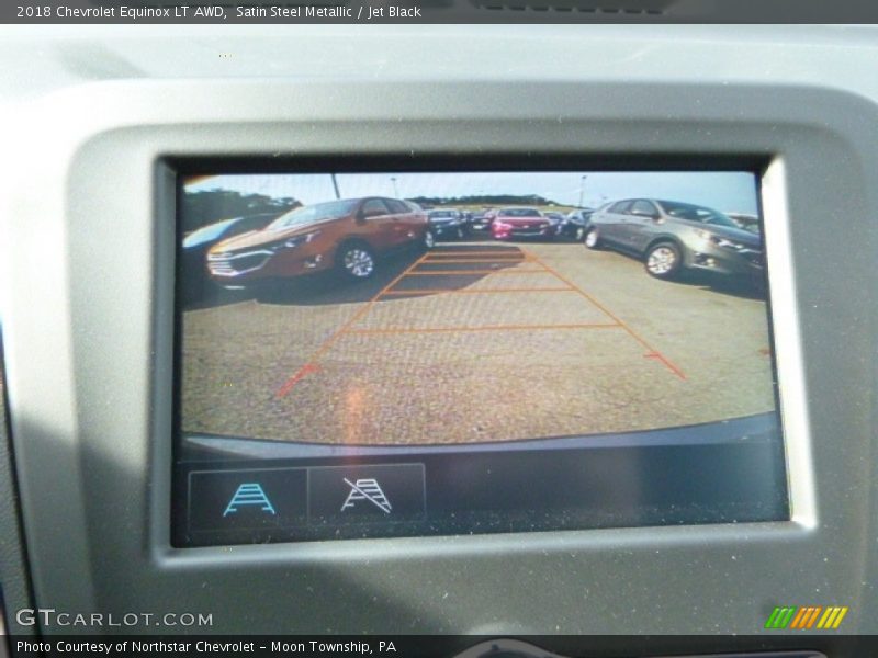 Satin Steel Metallic / Jet Black 2018 Chevrolet Equinox LT AWD