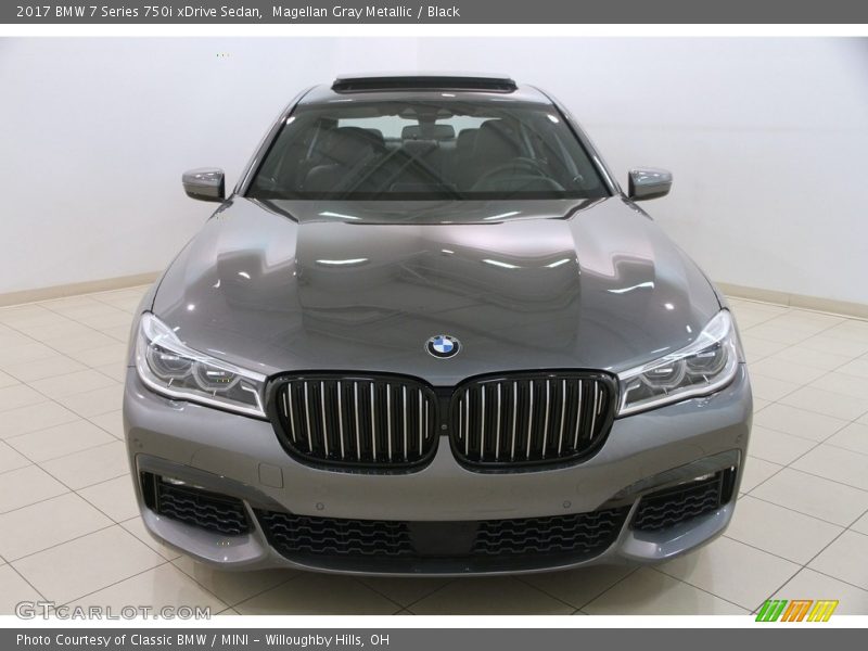 Magellan Gray Metallic / Black 2017 BMW 7 Series 750i xDrive Sedan