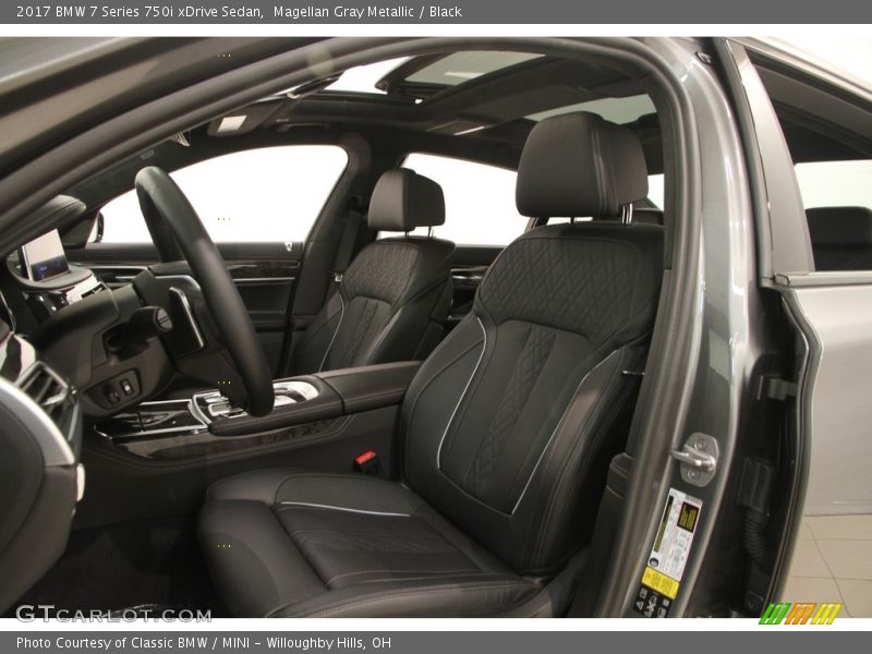 Front Seat of 2017 7 Series 750i xDrive Sedan