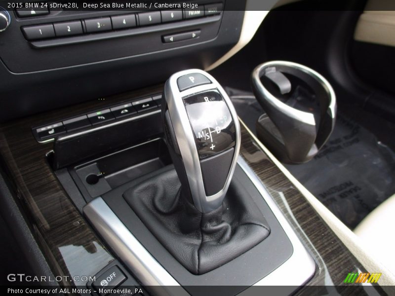 Deep Sea Blue Metallic / Canberra Beige 2015 BMW Z4 sDrive28i