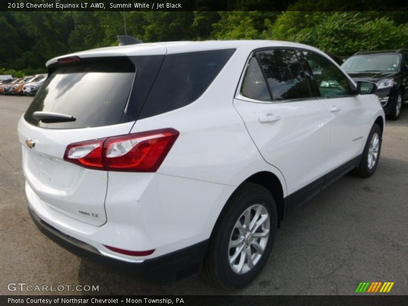 Summit White / Jet Black 2018 Chevrolet Equinox LT AWD