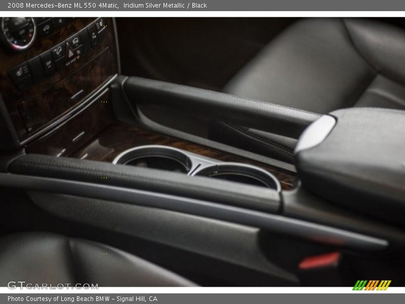 Iridium Silver Metallic / Black 2008 Mercedes-Benz ML 550 4Matic