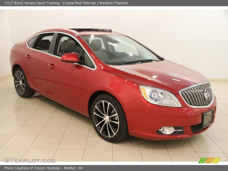 Crystal Red Tintcoat / Medium Titanium 2017 Buick Verano Sport Touring