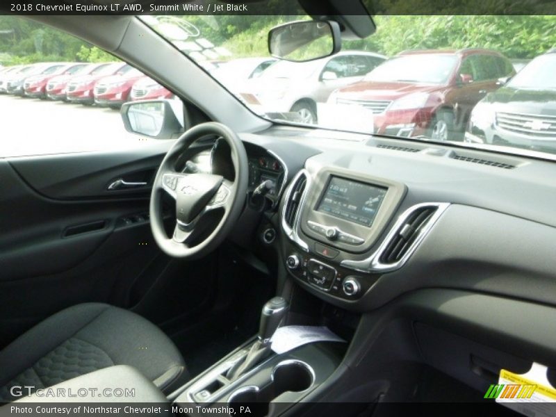 Summit White / Jet Black 2018 Chevrolet Equinox LT AWD