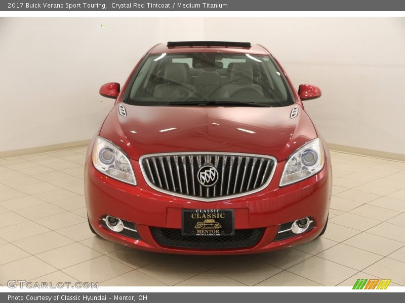 Crystal Red Tintcoat / Medium Titanium 2017 Buick Verano Sport Touring