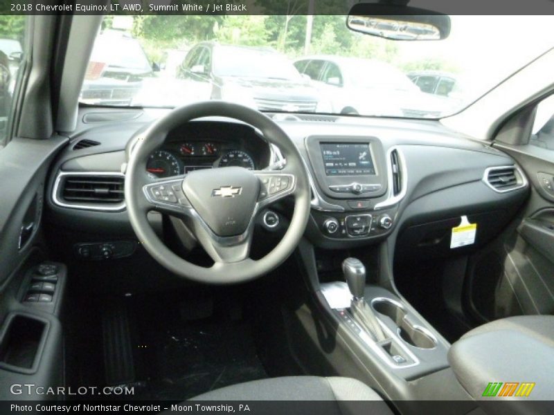 Summit White / Jet Black 2018 Chevrolet Equinox LT AWD
