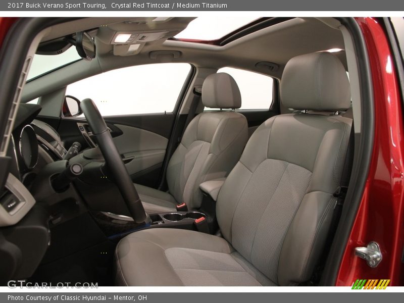 Crystal Red Tintcoat / Medium Titanium 2017 Buick Verano Sport Touring