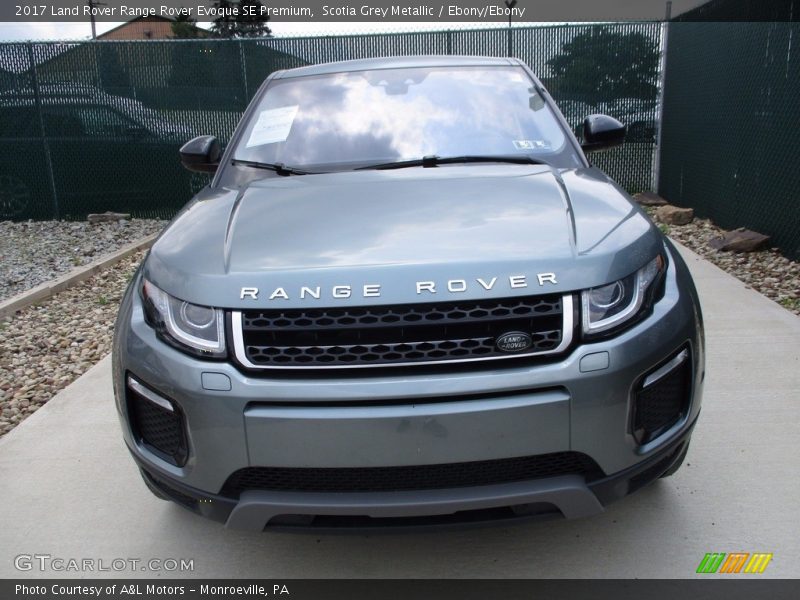 Scotia Grey Metallic / Ebony/Ebony 2017 Land Rover Range Rover Evoque SE Premium