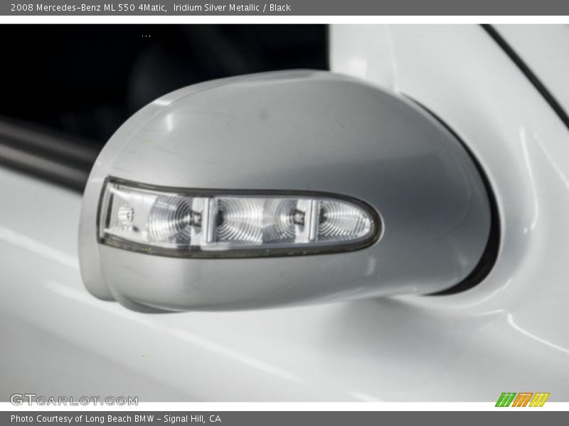 Iridium Silver Metallic / Black 2008 Mercedes-Benz ML 550 4Matic