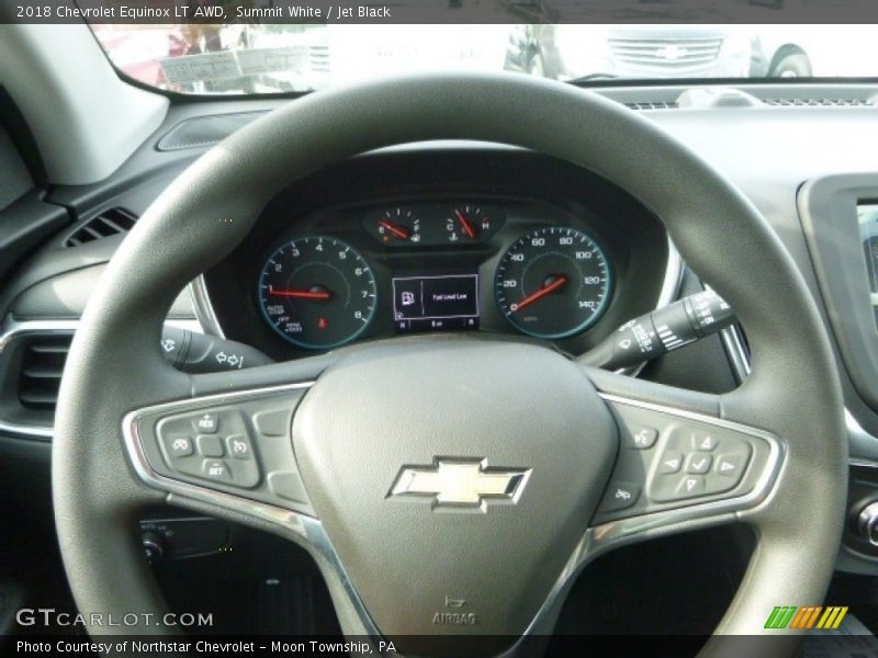 Summit White / Jet Black 2018 Chevrolet Equinox LT AWD