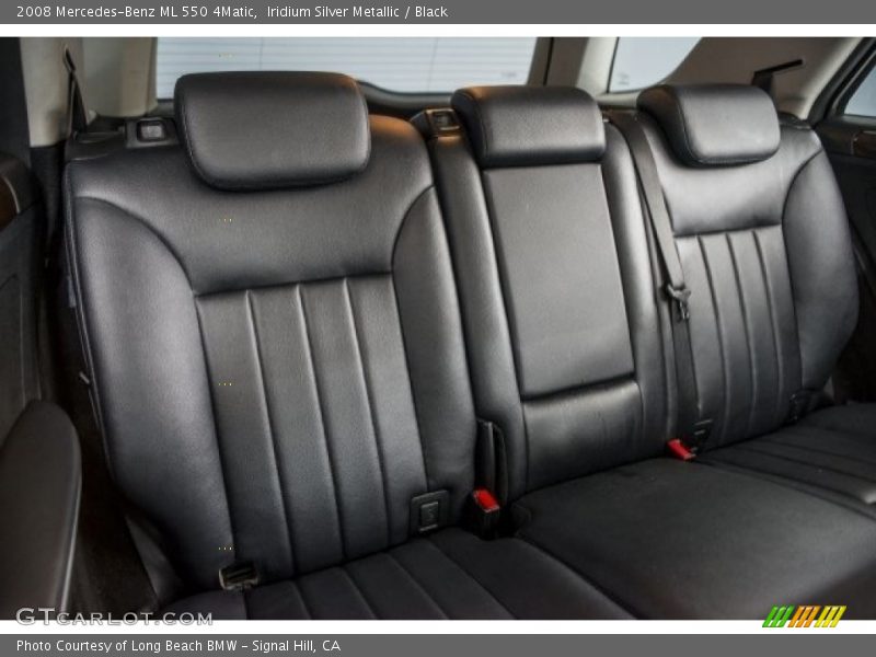 Iridium Silver Metallic / Black 2008 Mercedes-Benz ML 550 4Matic