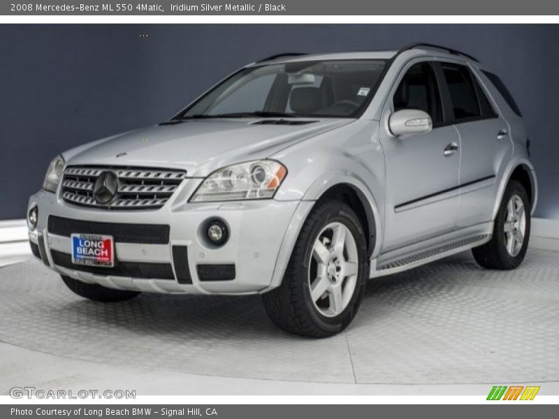 Iridium Silver Metallic / Black 2008 Mercedes-Benz ML 550 4Matic