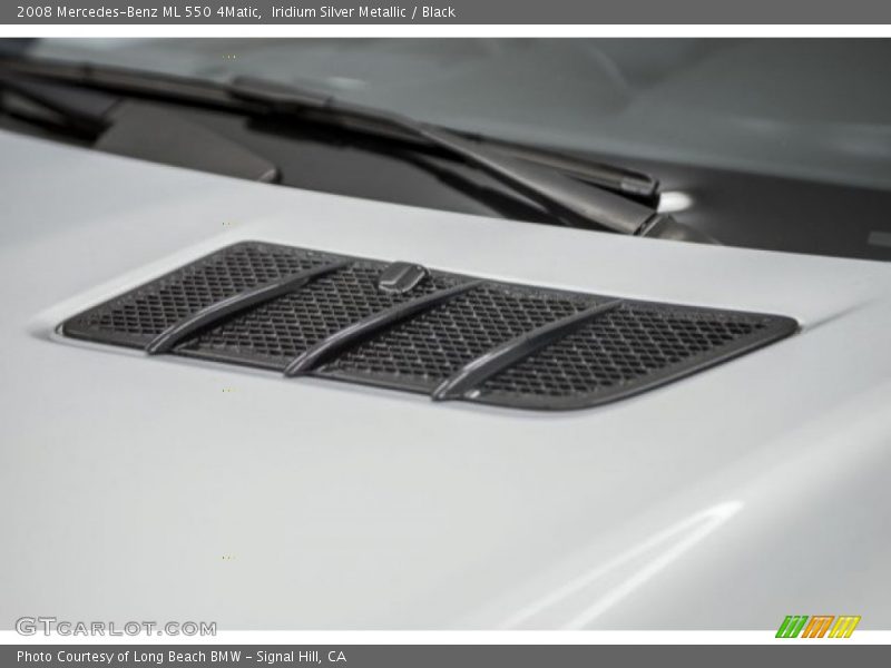 Iridium Silver Metallic / Black 2008 Mercedes-Benz ML 550 4Matic