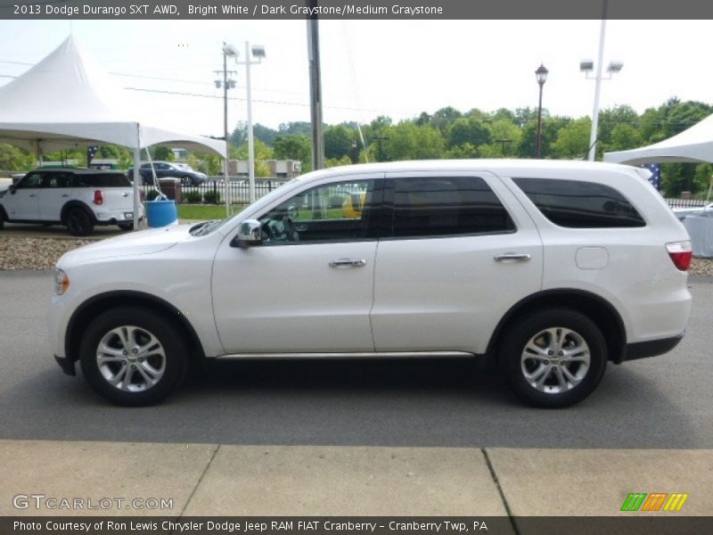 Bright White / Dark Graystone/Medium Graystone 2013 Dodge Durango SXT AWD