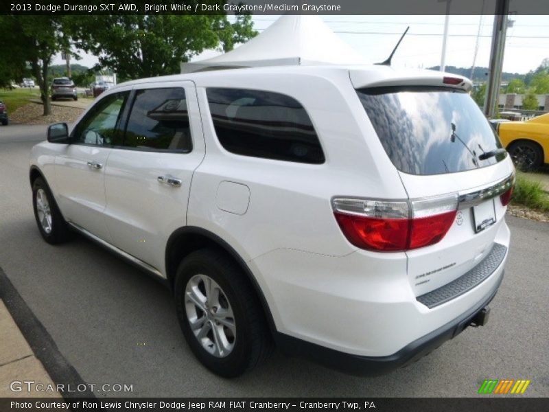 Bright White / Dark Graystone/Medium Graystone 2013 Dodge Durango SXT AWD