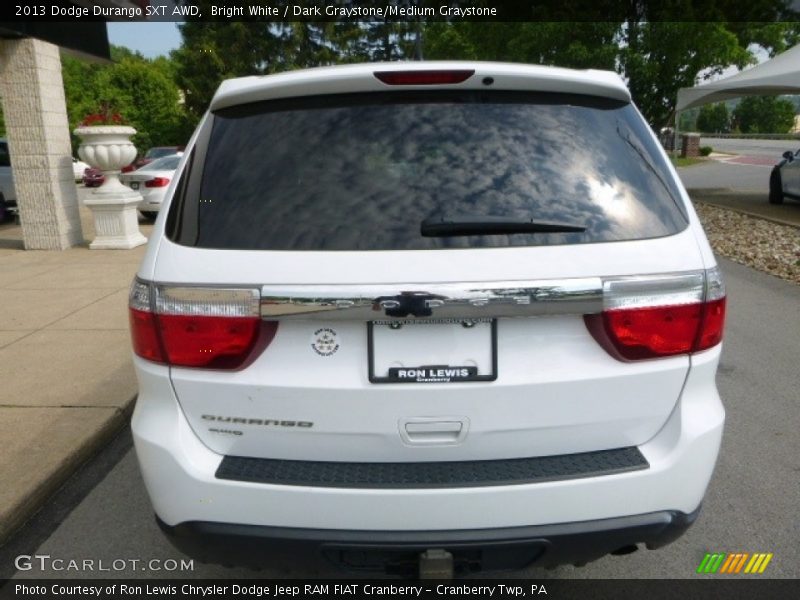 Bright White / Dark Graystone/Medium Graystone 2013 Dodge Durango SXT AWD