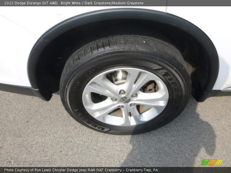 Bright White / Dark Graystone/Medium Graystone 2013 Dodge Durango SXT AWD