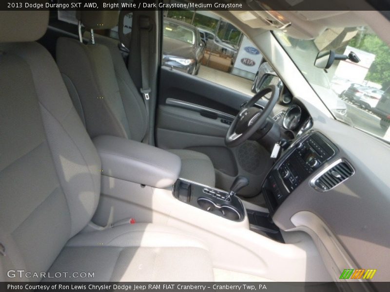 Bright White / Dark Graystone/Medium Graystone 2013 Dodge Durango SXT AWD