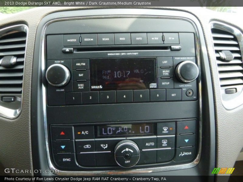 Bright White / Dark Graystone/Medium Graystone 2013 Dodge Durango SXT AWD