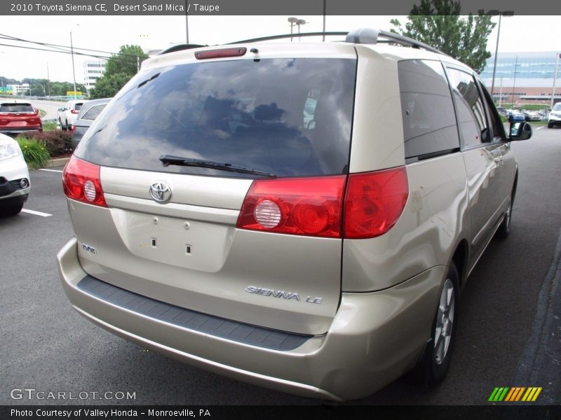 Desert Sand Mica / Taupe 2010 Toyota Sienna CE