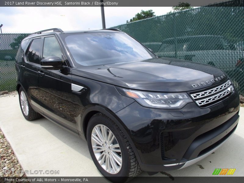 Santorini Black / Ebony/Ebony 2017 Land Rover Discovery HSE