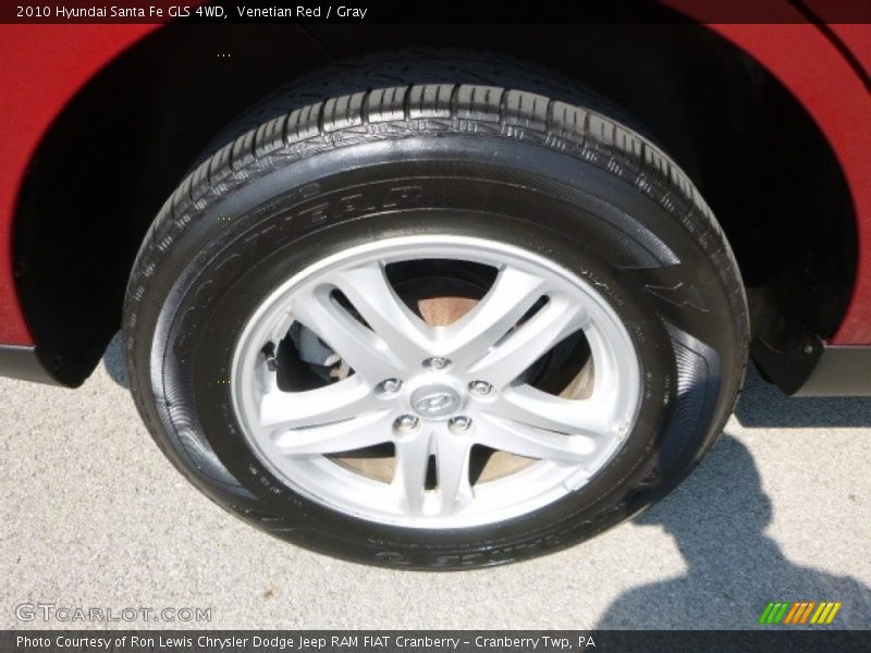 Venetian Red / Gray 2010 Hyundai Santa Fe GLS 4WD