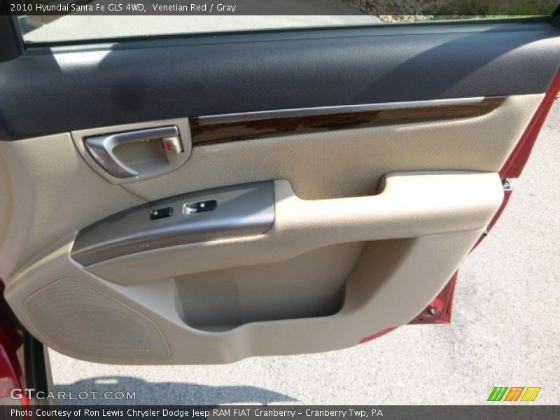 Venetian Red / Gray 2010 Hyundai Santa Fe GLS 4WD